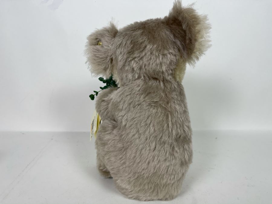Signed Original Steiff Koala Bear With Tags Signed By The President Of Steiff Paul H. Johnson 13H [Photo 6]