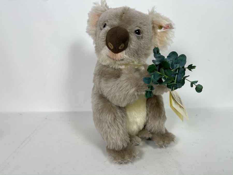 Signed Original Steiff Koala Bear With Tags Signed By The President Of Steiff Paul H. Johnson 13H
