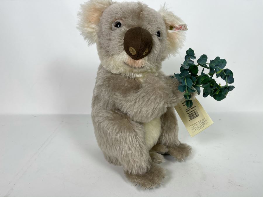 Signed Original Steiff Koala Bear With Tags Signed By The President Of Steiff Paul H. Johnson 13H [Photo 9]