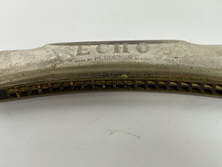 Pair Of Vintage M. Hohner Harmonicas Echo And The Chromonica [Photo 8]