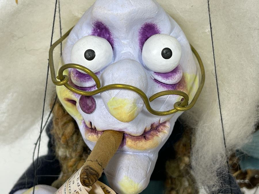 Pair Of Vintage Czech Marionettes Puppets [Photo 13]
