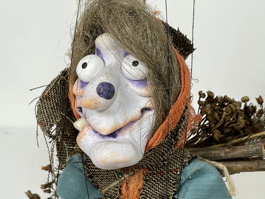 Pair Of Vintage Czech Marionettes Puppets [Photo 8]