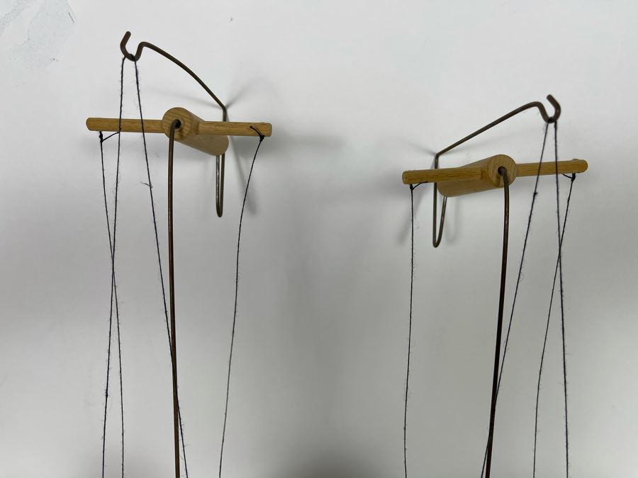 Pair Of Vintage Czech Marionettes Puppets [Photo 9]