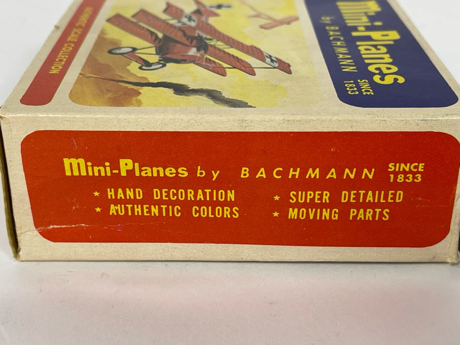 Bachmann Mini-Planes Authentic Scale Fokker DR-1 Red Baron German Model Plane With Box [Photo 9]