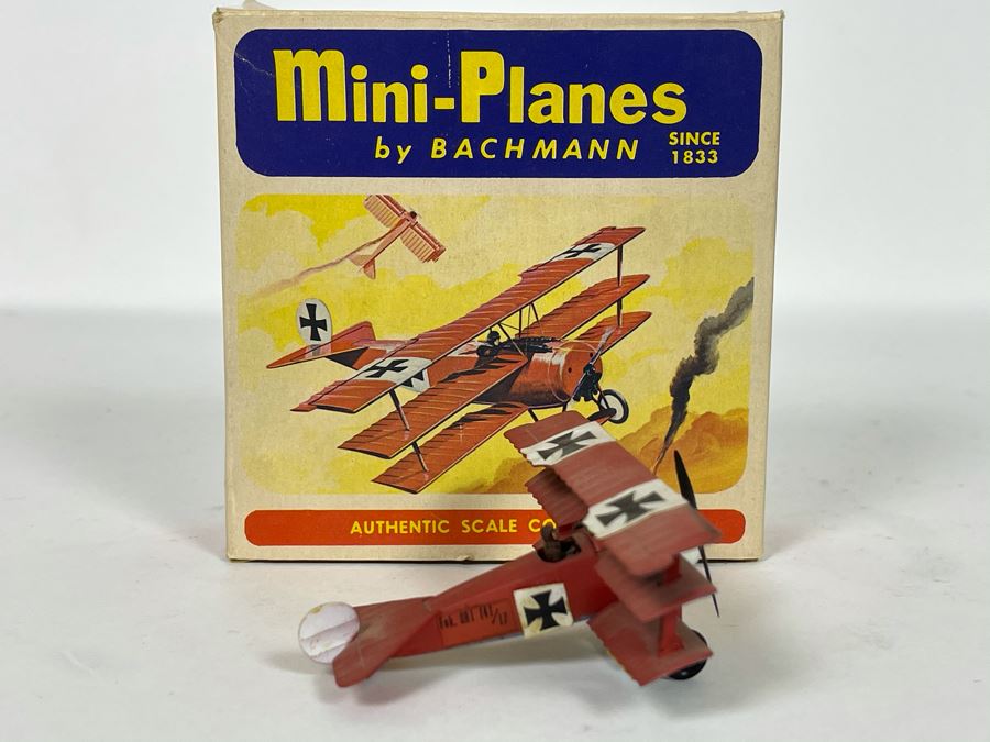 Bachmann Mini-Planes Authentic Scale Fokker DR-1 Red Baron German Model Plane With Box [Photo 2]