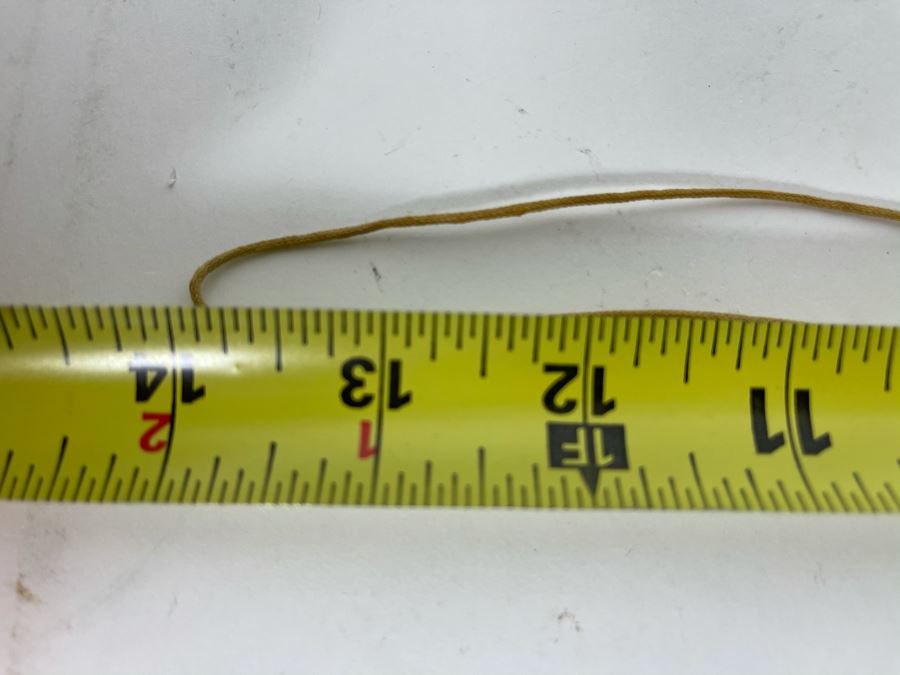 Vintage Chinese Carved Turquoise Ball Pendant Knotted Necklace With Tassles [Photo 17]