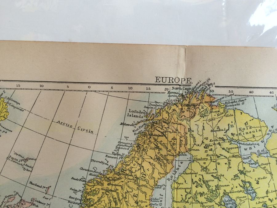 Vintage Map of Europe [Photo 7]