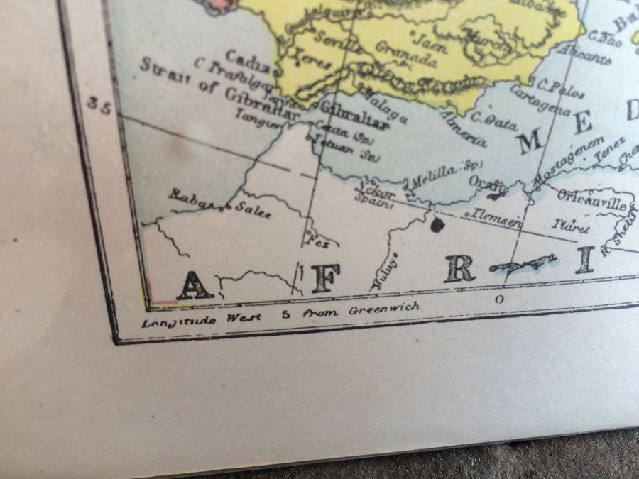 Vintage Map of Europe [Photo 4]