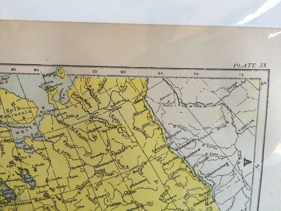 Vintage Map of Europe [Photo 6]