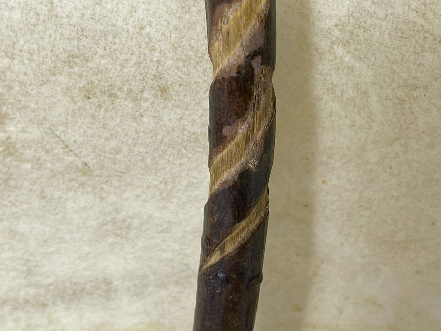 Vintage Hand Crafted Medicine Drum With Drum Beater 16R X 3D [Photo 4]