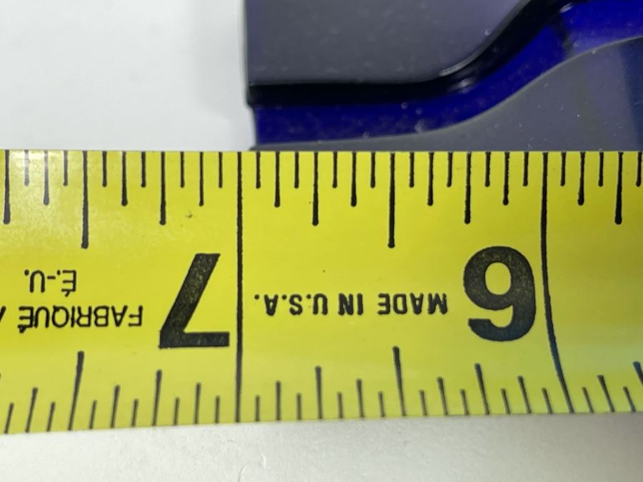 Signed Art Glass Menorah 7W X 2.5D X 7H [Photo 8]