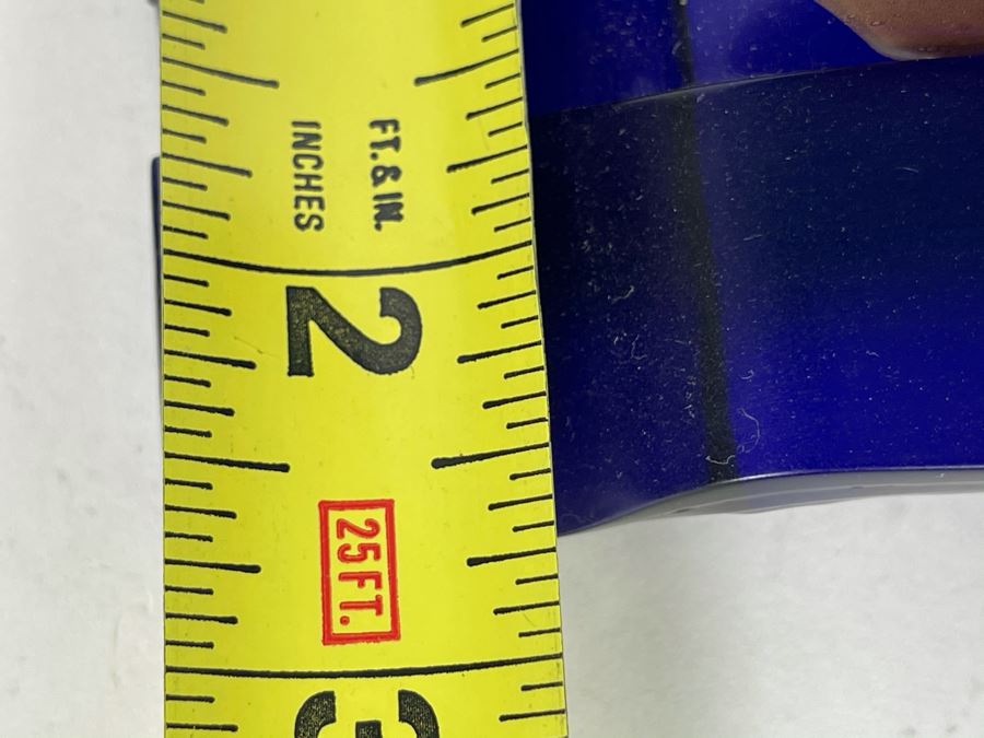 Signed Art Glass Menorah 7W X 2.5D X 7H [Photo 9]