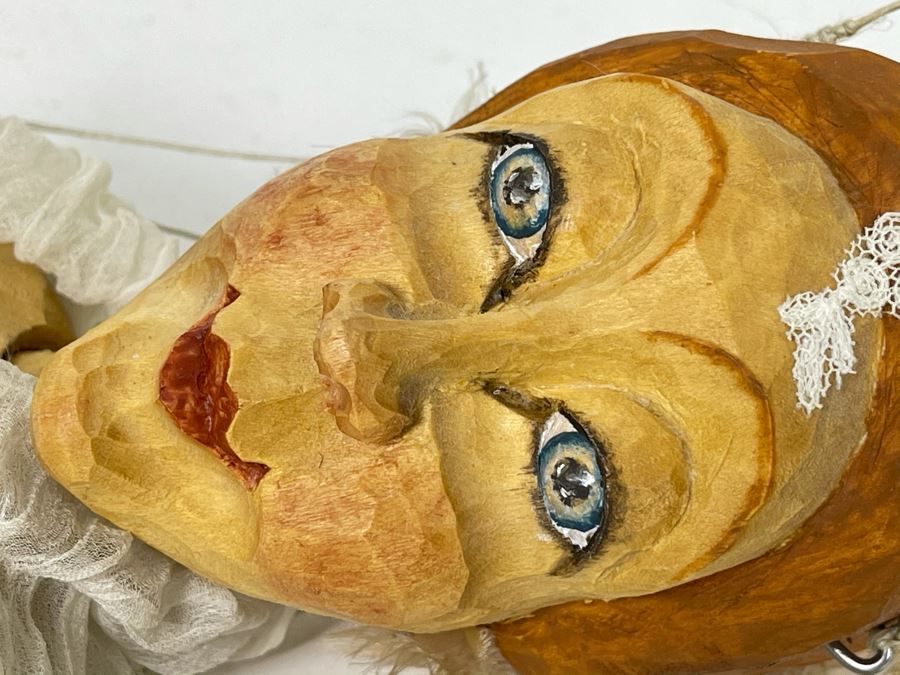 Original Czech Hand Carved Wooden Marionette Puppet 20L [Photo 15]