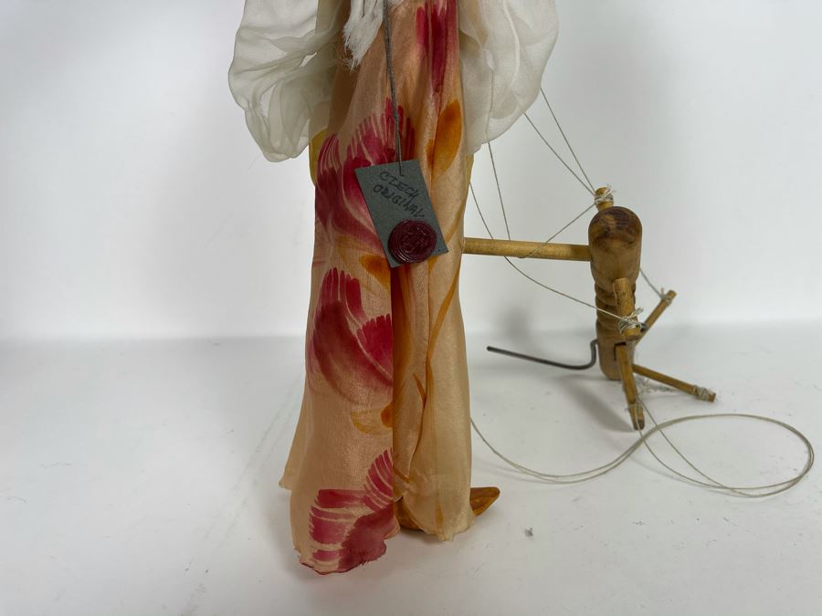 Original Czech Hand Carved Wooden Marionette Puppet 20L [Photo 13]