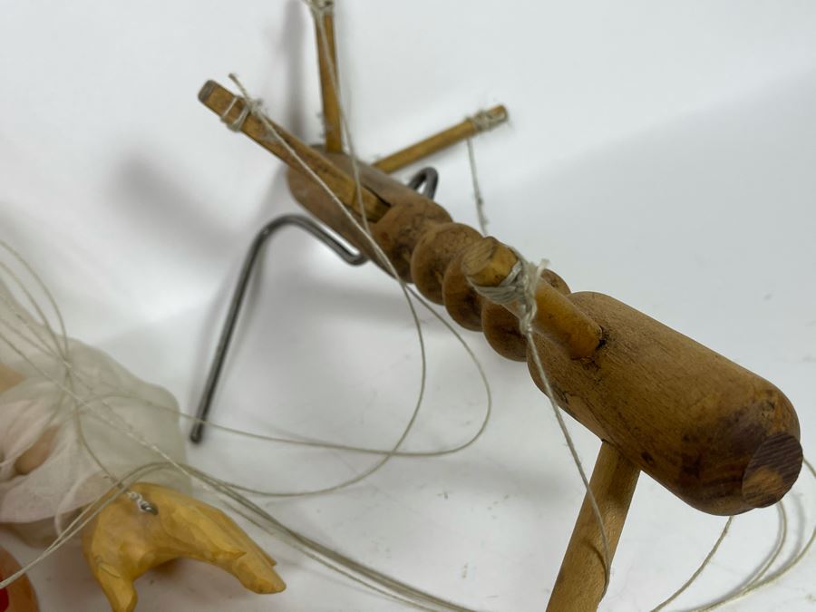 Original Czech Hand Carved Wooden Marionette Puppet 20L [Photo 10]