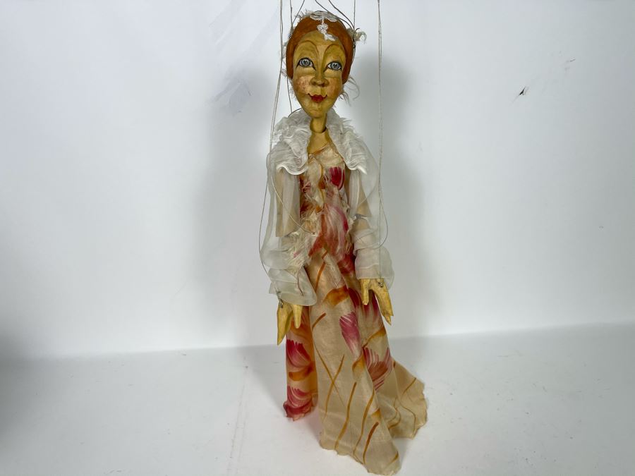 Original Czech Hand Carved Wooden Marionette Puppet 20L [Photo 2]