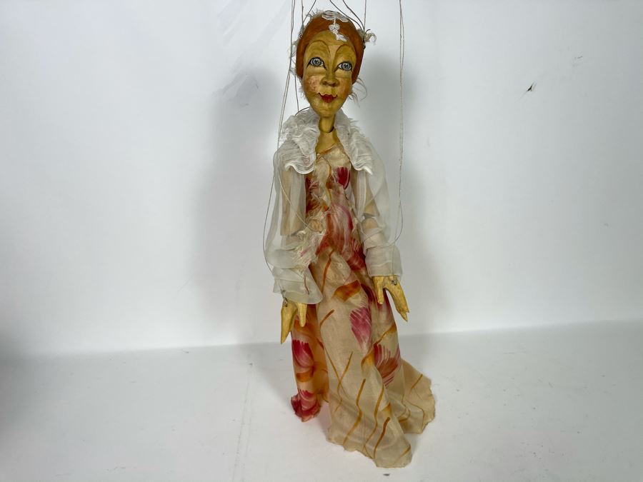 Original Czech Hand Carved Wooden Marionette Puppet 20L [Photo 3]