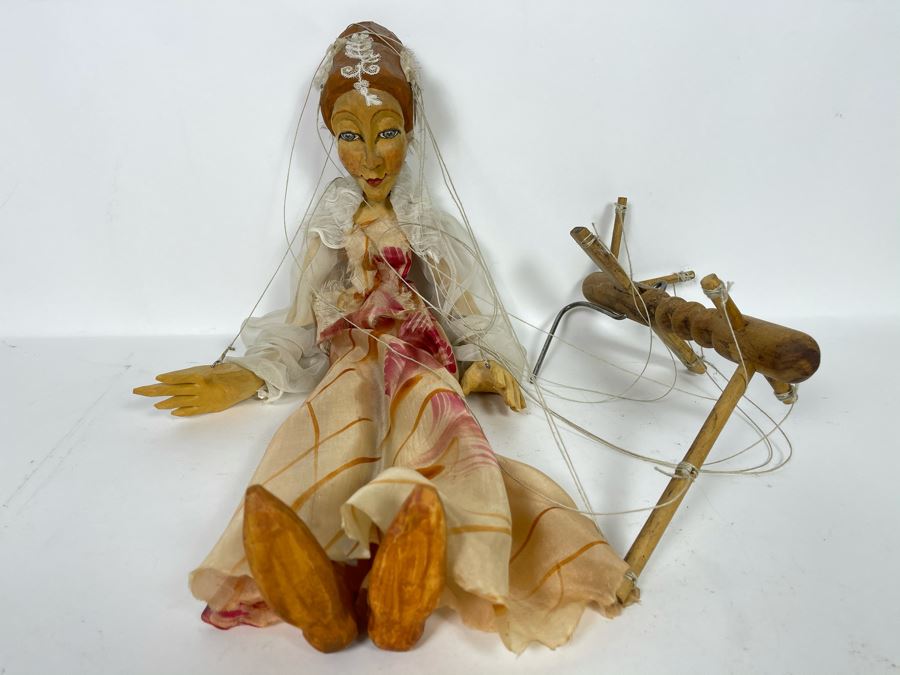Original Czech Hand Carved Wooden Marionette Puppet 20L [Photo 6]