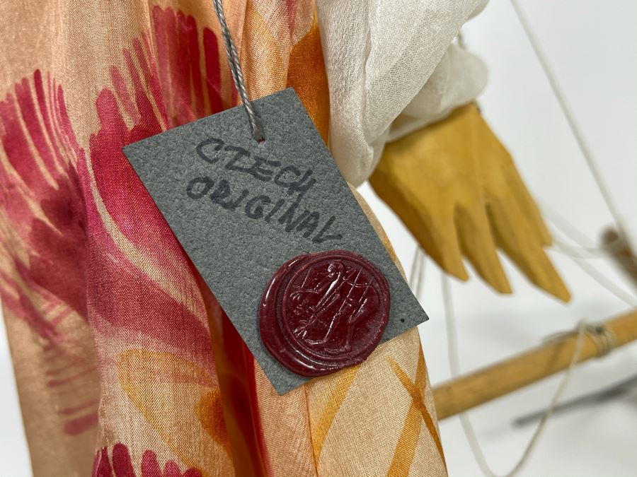 Original Czech Hand Carved Wooden Marionette Puppet 20L [Photo 11]