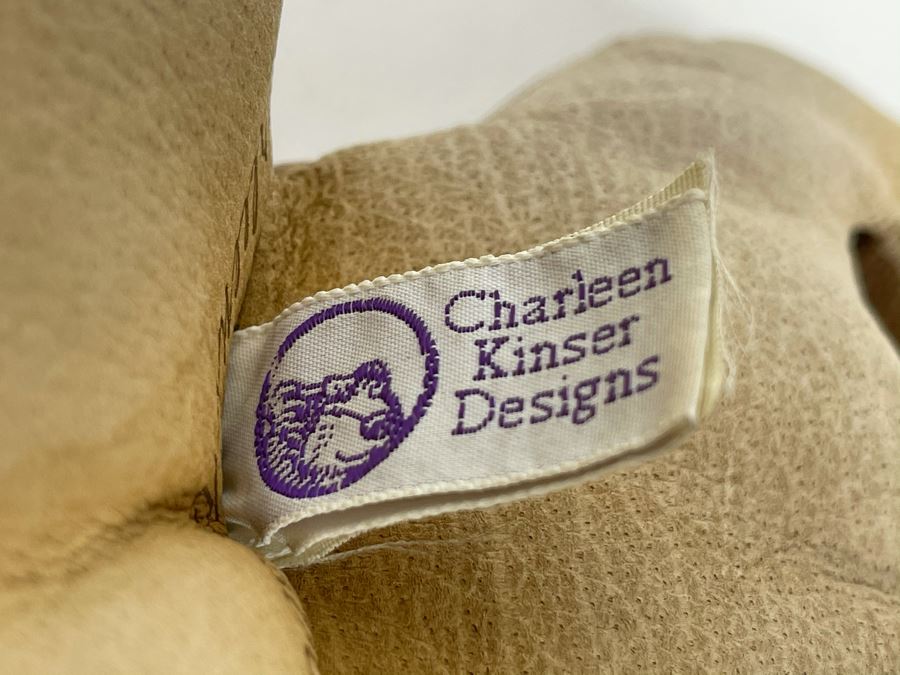 Hand Signed Charleen Kinser Designs Plush Leather Frog [Photo 9]