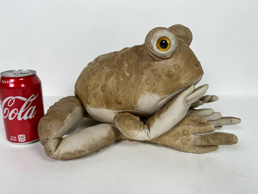 Hand Signed Charleen Kinser Designs Plush Leather Frog [Photo 6]