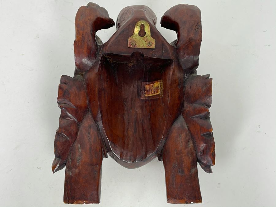 Hand Carved Wooden Asian Face Mask 6W X 8H [Photo 8]