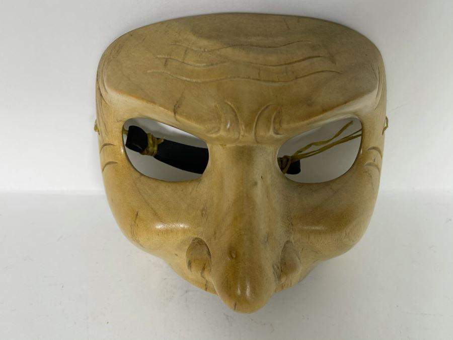 Hand Carved Face Mask From Novica Collection Indonesia 6W X 5H [Photo 3]