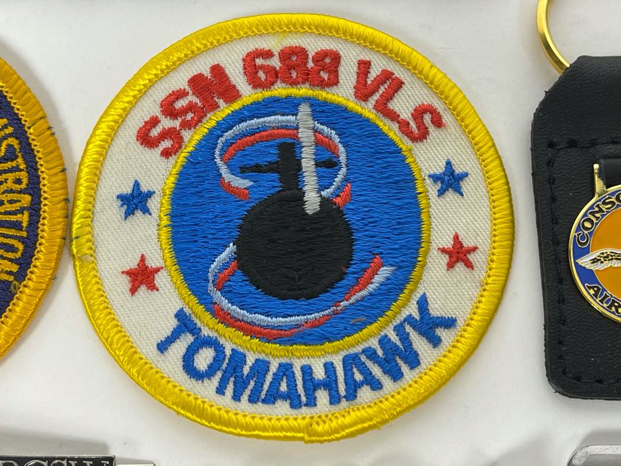General Dynamics Collectibles Lot Including Tomahawk Patches, General Dynamics Convair Division Pocket Knives And Various Pins Including Atlas Rocket 25 [Photo 11]