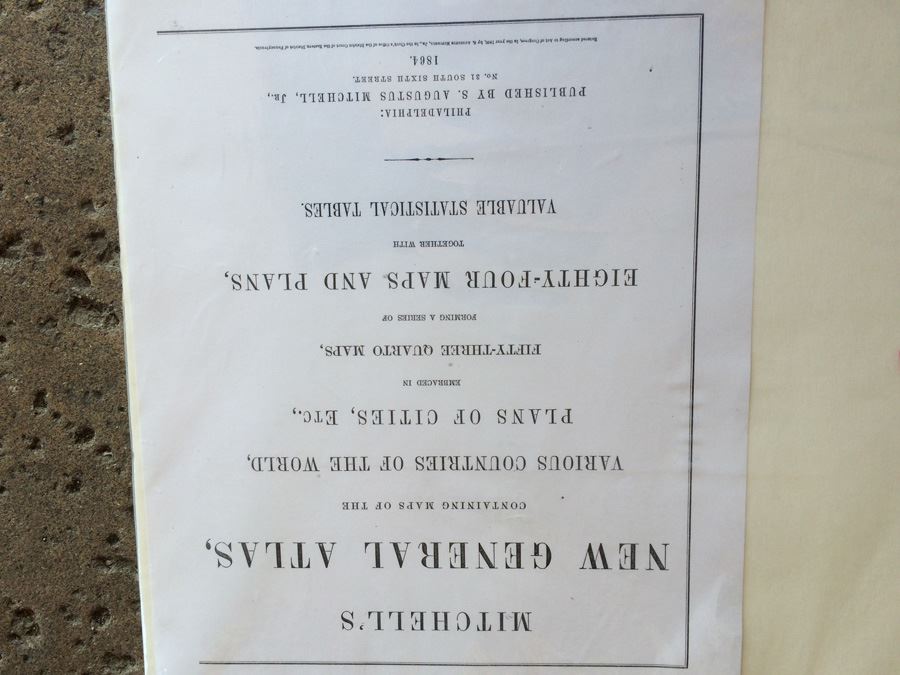 Vintage Map 1861 - Johnson's North America by Johnson & Browning [Photo 11]