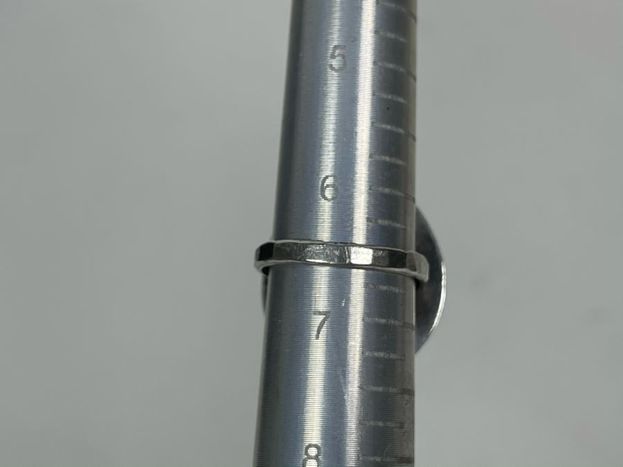 Vinage Native American Sterling Silver Turquoise Ring Size 6.5 9.9g [Photo 8]