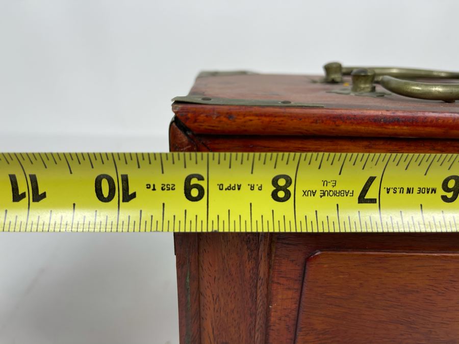 Vintage Chinese Mahjong Set Bamboo And Bone Tiles With Rosewood Wooden 5-Drawer Box 9.5W X 6D X 6.5H [Photo 35]