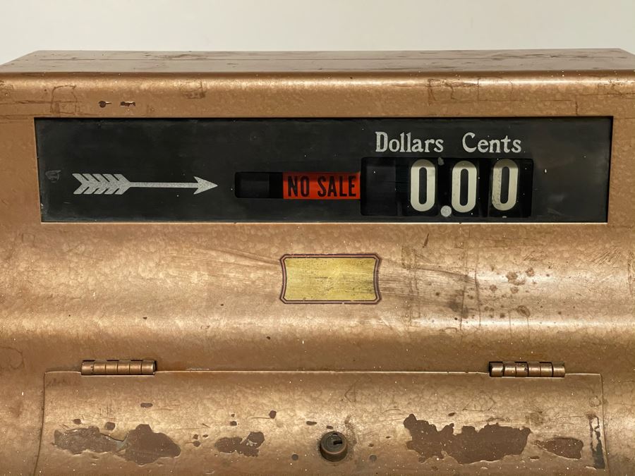 Vintage Metal Cash Register - Very Heavy 18W X 15D X 22H [Photo 5]