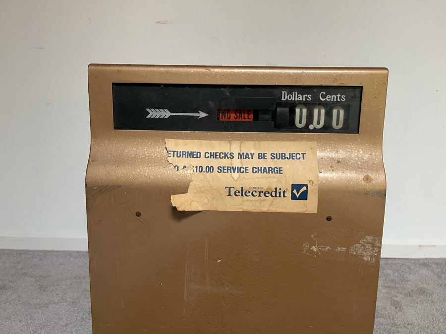 Vintage Metal Cash Register - Very Heavy 18W X 15D X 22H [Photo 14]