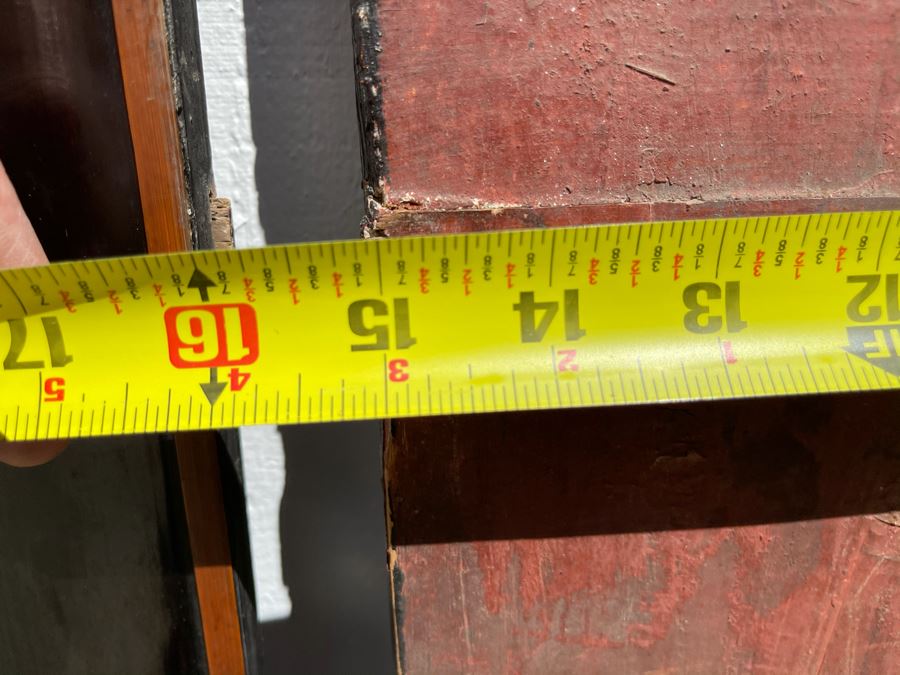 Four Antique Chinese Relief Carved Wooden Panels Depicting Bamboo Individually Signed Each 15W X 61H Client Says Panels Carved After Cheng Hsieh Bamboo Paintings (1693-1765) [Photo 19]