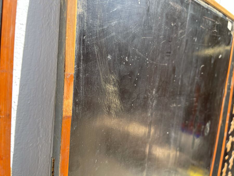 Four Antique Chinese Relief Carved Wooden Panels Depicting Bamboo Individually Signed Each 15W X 61H Client Says Panels Carved After Cheng Hsieh Bamboo Paintings (1693-1765) [Photo 15]