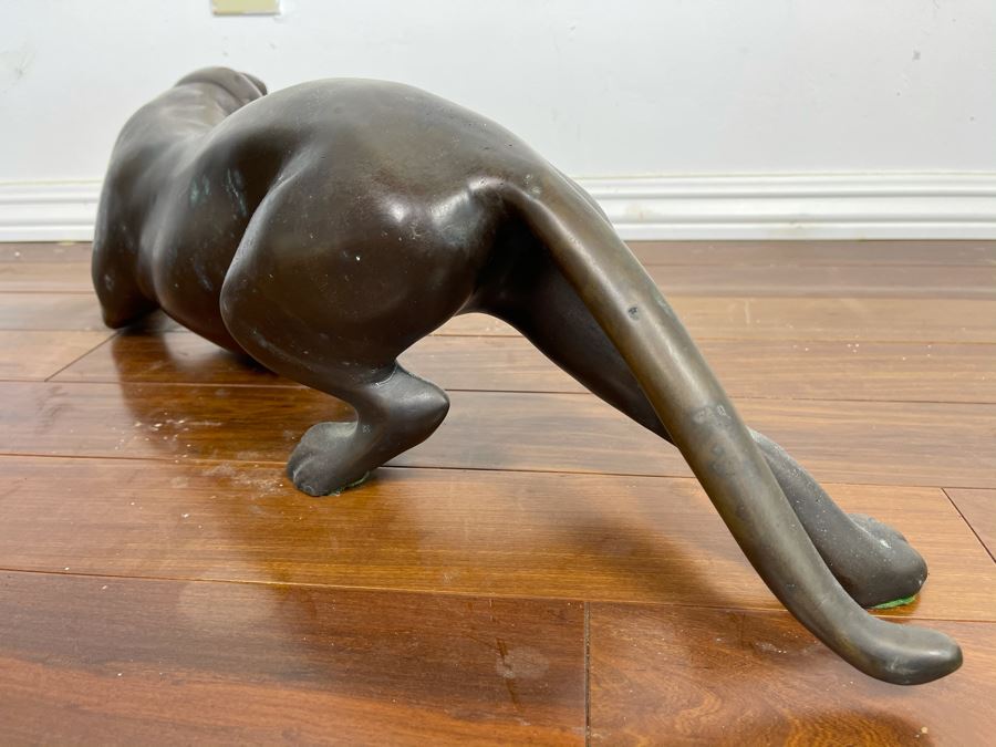 Bronze Stalking Panther Sculpture 28'L X 8'W X 7'H [Photo 8]