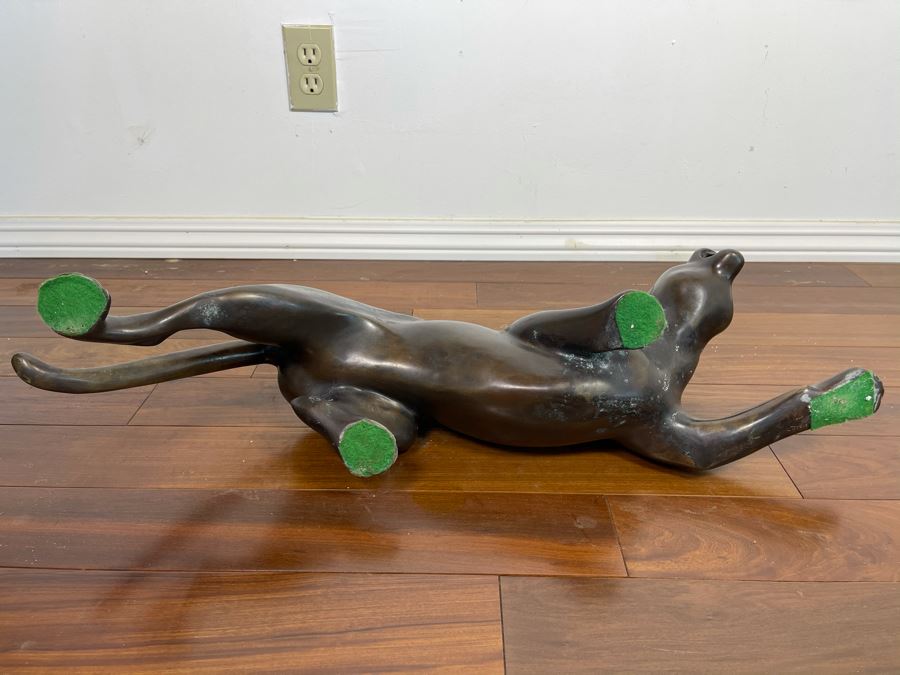 Bronze Stalking Panther Sculpture 28'L X 8'W X 7'H [Photo 9]
