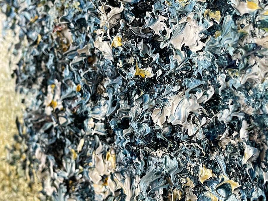 Original Impasto Still Life Painting (Very Thick Paint) Signed (Signature Illegible) Framed 25 X 19 [Photo 8]