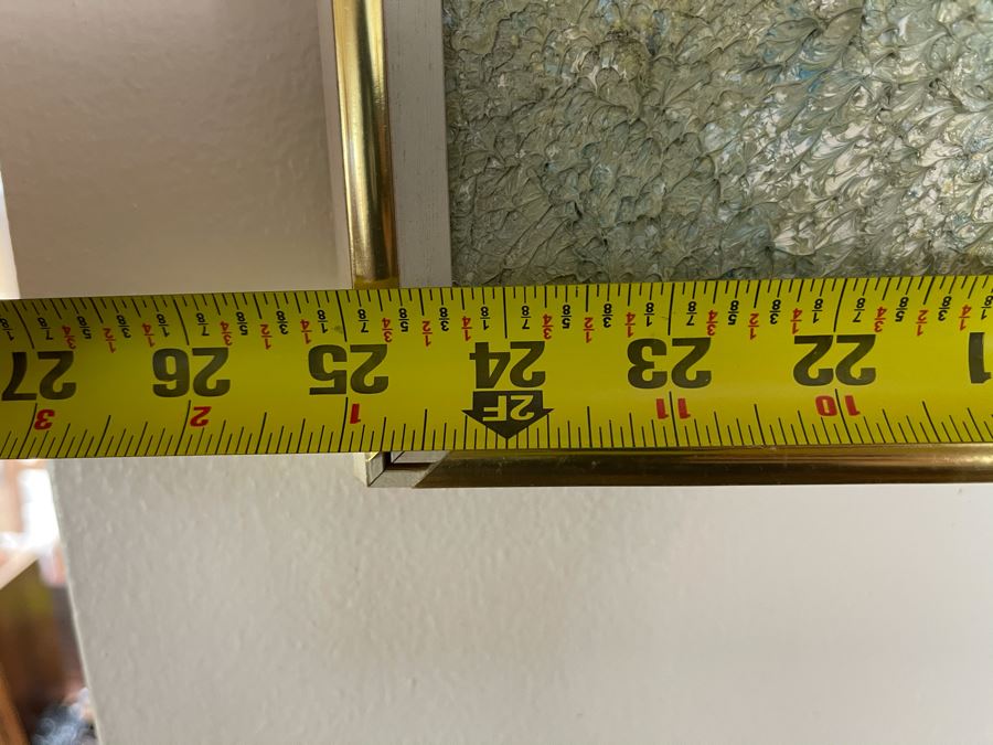 Original Impasto Still Life Painting (Very Thick Paint) Signed (Signature Illegible) Framed 25 X 19 [Photo 13]