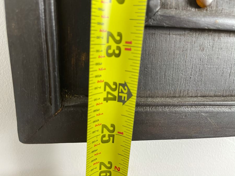 Hand Carved Jade Calligraphy Placed On Wooden Frame Board 10.5 X 25 [Photo 12]