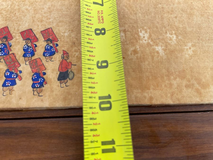 Antique Original Asian Painting 22.5W X 10H [Photo 19]