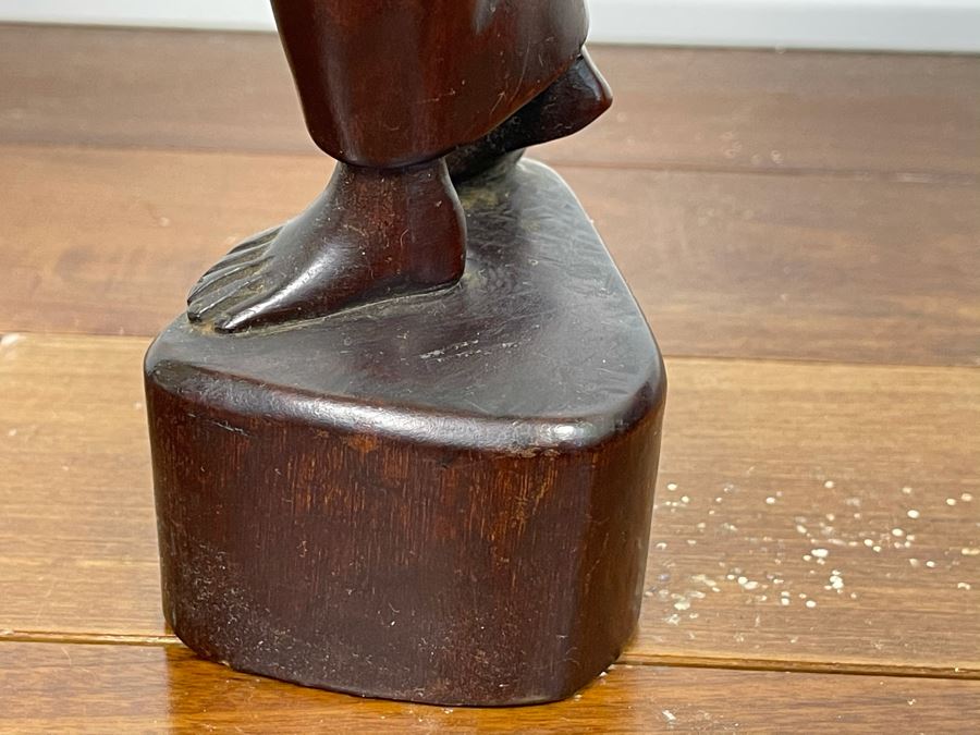 Hand Carved Bali Ironwood Figurine 13.5H [Photo 5]