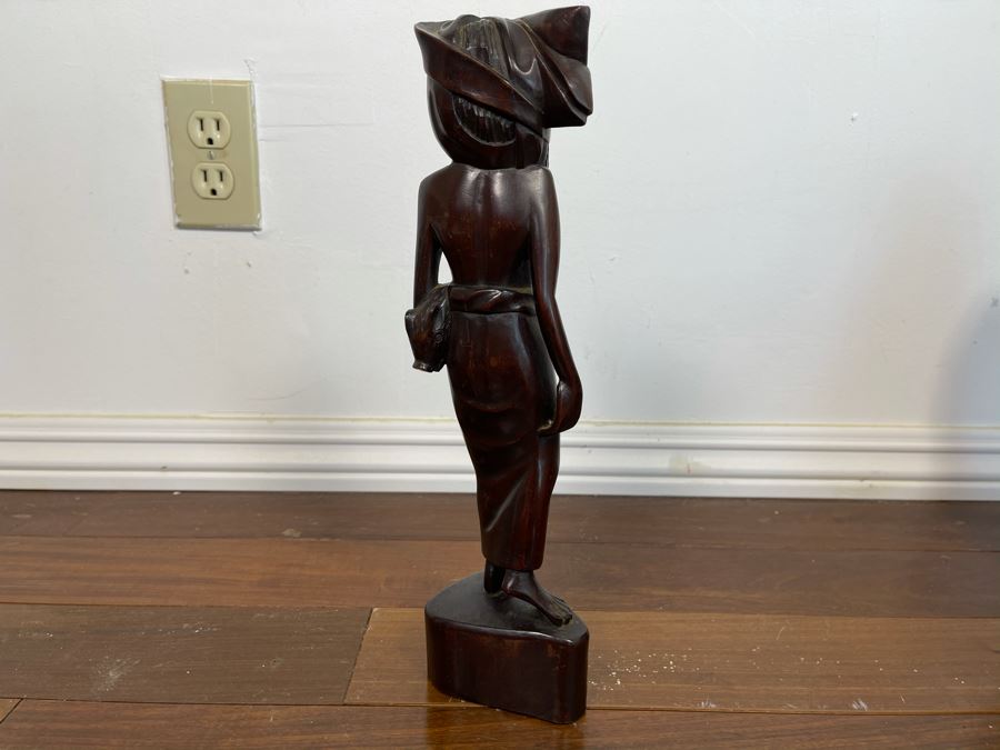 Hand Carved Bali Ironwood Figurine 13.5H [Photo 6]