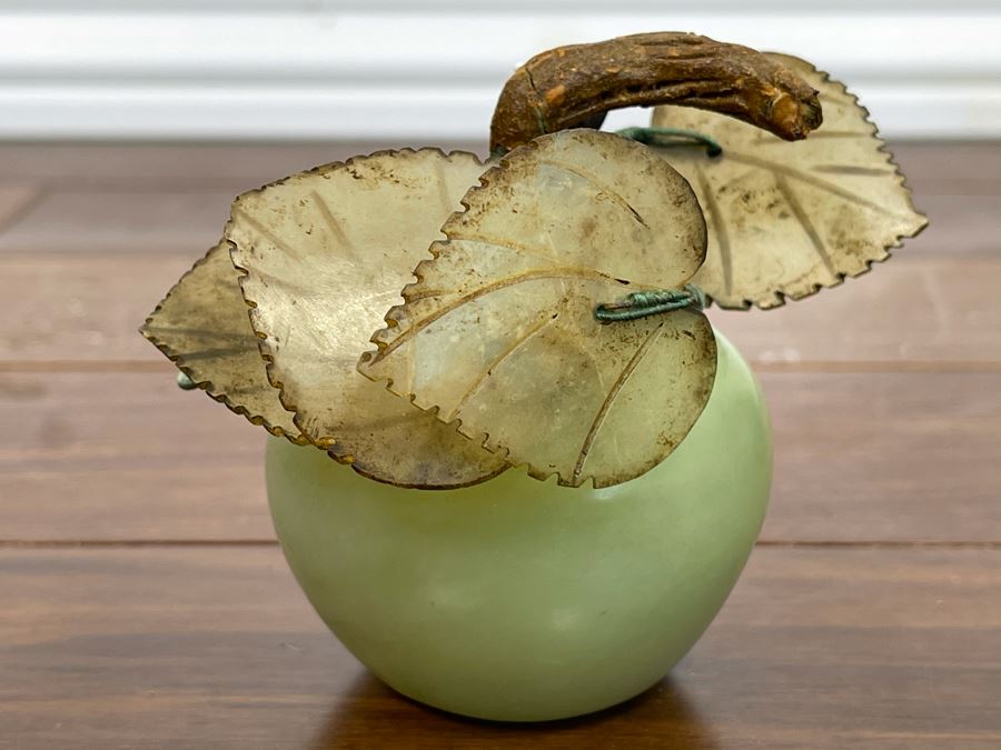 Vintage Jade Apple Fruit 3W X 3H [Photo 5]