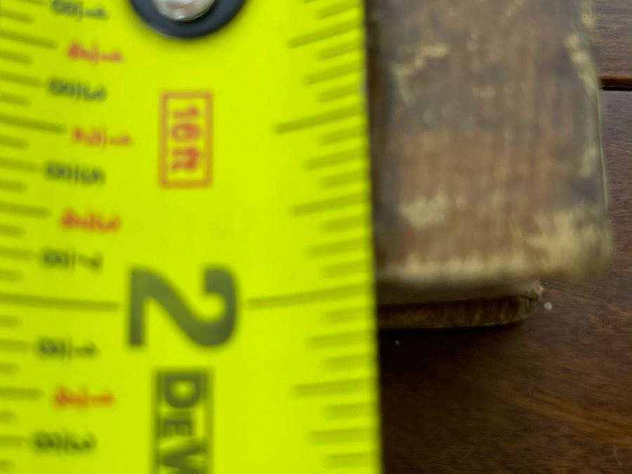 Antique 1824 Miniature Book History Of The Bible Published By Henry Benton 12.5W X 2H [Photo 8]