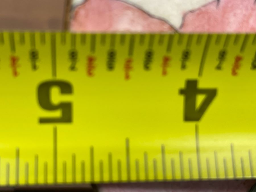 Signed Lilyan Bachrach Metal Enamel Studio Art Plate Floral Design With Stand 5R [Photo 5]