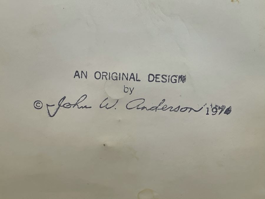 Vintage 1974 John W. Anderson Modernist Kinetic Sculpture 13W X 16.5H [Photo 9]