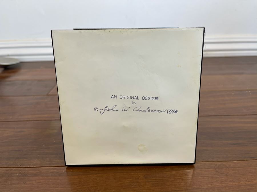 Vintage 1974 John W. Anderson Modernist Kinetic Sculpture 13W X 16.5H [Photo 8]