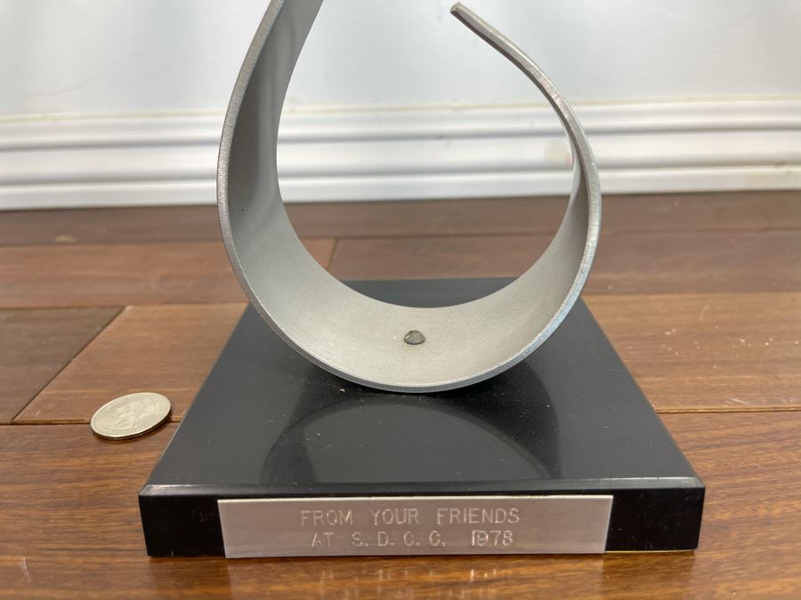 Vintage 1974 John W. Anderson Modernist Kinetic Sculpture 13W X 16.5H [Photo 4]