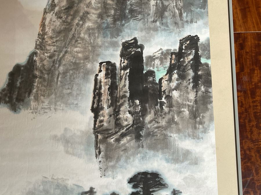 Original Framed Signed Chinese Landscape Painting 16 X 21 [Photo 5]